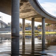 Pillars in Water, Glendale, 2024